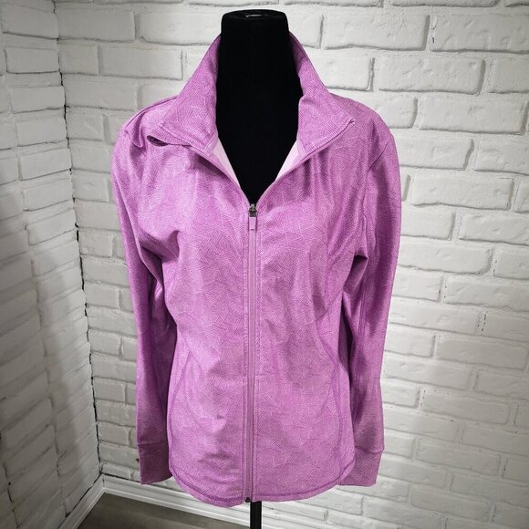 Mondetta Ladies Size XL Purple Full Zip Athletic Jacket - Picture 4 of 13